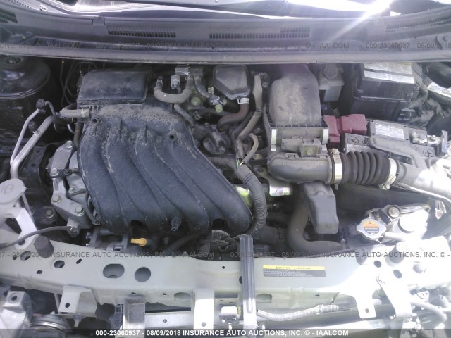 3N1CE2CP9HL361568 - 2017 NISSAN VERSA NOTE S/S PLUS/SV/SL/SR BLACK photo 10