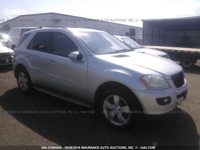 4JGBB75E86A002996 - 2006 MERCEDES-BENZ ML 500 SILVER photo 1