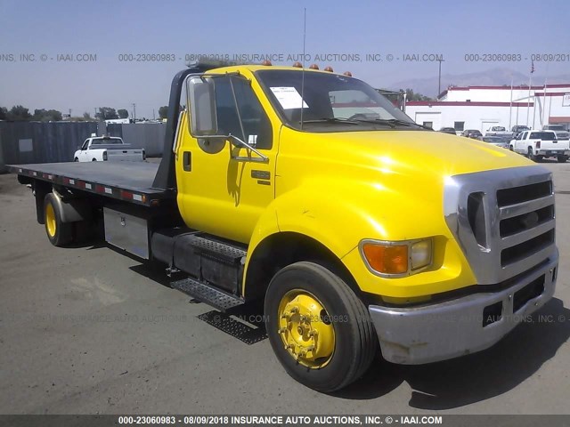 3FRNF65F85V102703 - 2005 FORD F650 YELLOW photo 1