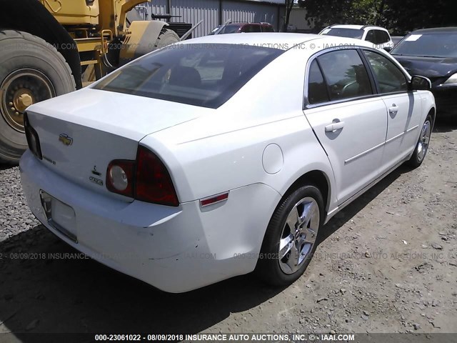 1G1ZC5E09AF188920 - 2010 CHEVROLET MALIBU 1LT თეთრი ფოტო 4