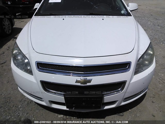 1G1ZC5E09AF188920 - 2010 CHEVROLET MALIBU 1LT თეთრი ფოტო 6