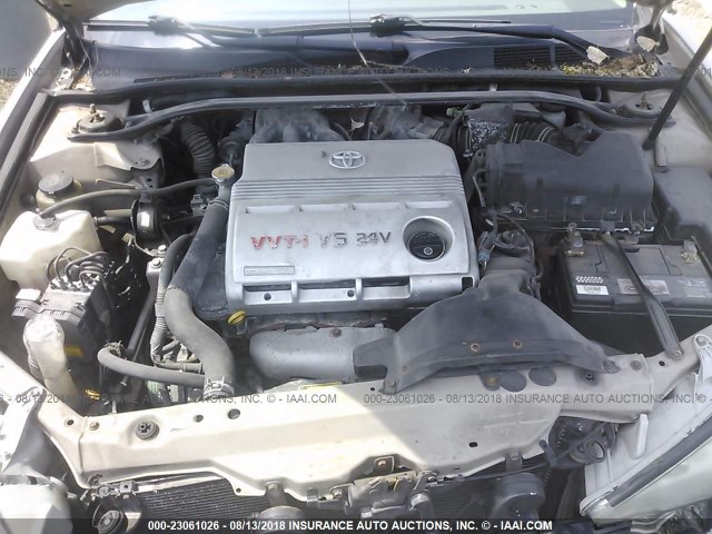 4T1BF30K95U107912 - 2005 TOYOTA CAMRY LE/XLE/SE 金色 照片 10