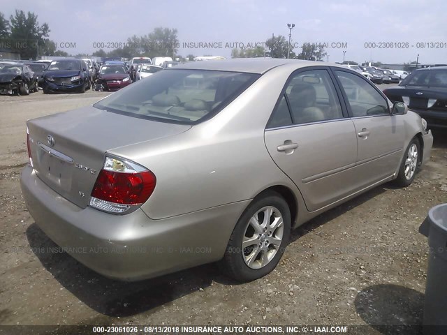 4T1BF30K95U107912 - 2005 TOYOTA CAMRY LE/XLE/SE 金色 照片 4