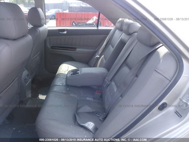 4T1BF30K95U107912 - 2005 TOYOTA CAMRY LE/XLE/SE 金色 照片 8