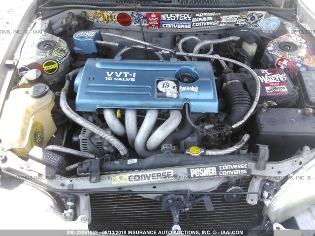 1NXBR12E6YZ403655 - 2000 TOYOTA COROLLA VE/CE/LE 银色 照片 10