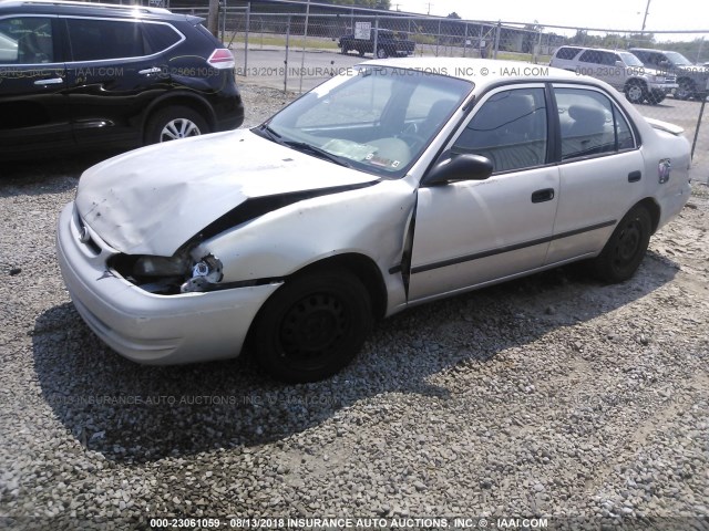 1NXBR12E6YZ403655 - 2000 TOYOTA COROLLA VE/CE/LE 银色 照片 2