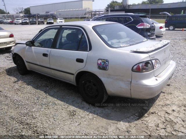 1NXBR12E6YZ403655 - 2000 TOYOTA COROLLA VE/CE/LE 银色 照片 3