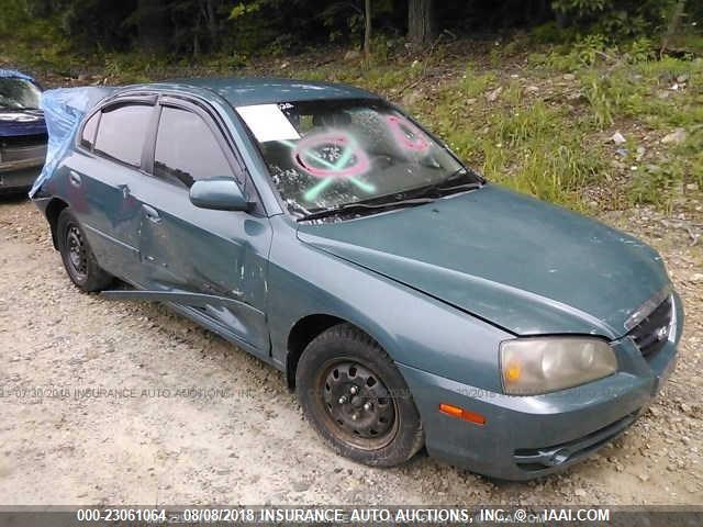 KMHDN46D46U221344 - 2006 HYUNDAI ELANTRA GLS/GT/LIMITED GREEN photo 1