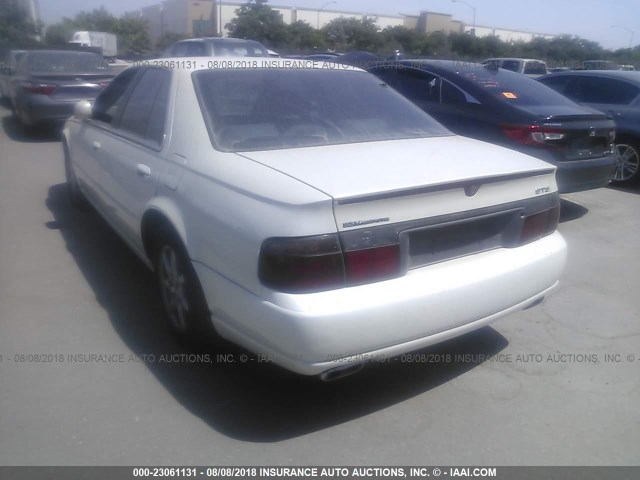 1G6KY54981U166710 - 2001 CADILLAC SEVILLE STS WHITE photo 3