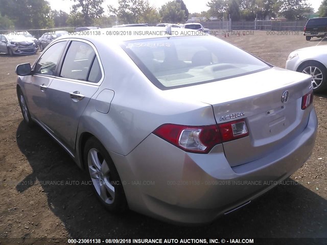 JH4CU2F69AC024000 - 2010 ACURA TSX SILVER photo 3