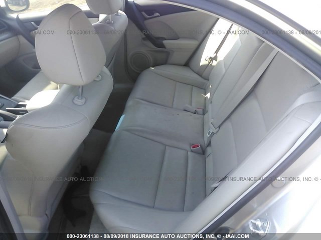 JH4CU2F69AC024000 - 2010 ACURA TSX SILVER photo 8