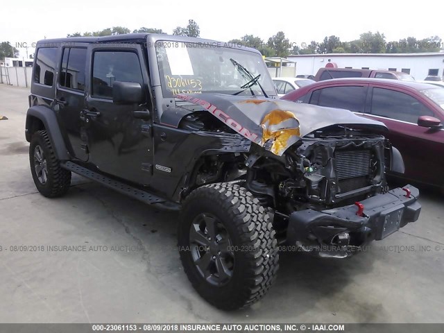 1C4BJWFG3JL823888 - 2018 JEEP WRANGLER UNLIMITE RUBICON GRAY photo 1