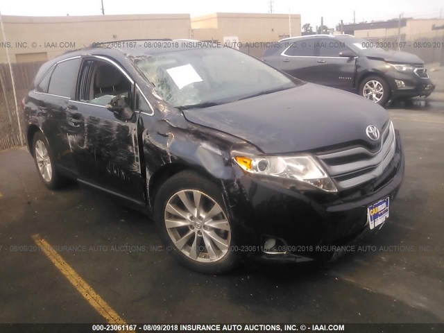 4T3ZA3BBXEU087476 - 2014 TOYOTA VENZA LE/XLE BLACK photo 1