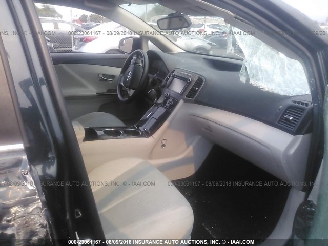 4T3ZA3BBXEU087476 - 2014 TOYOTA VENZA LE/XLE BLACK photo 5