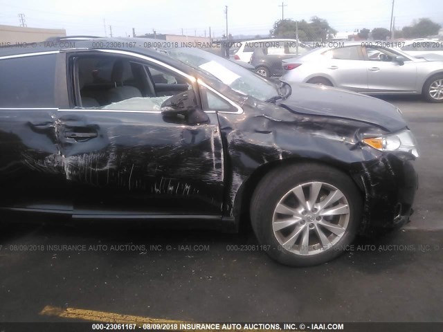 4T3ZA3BBXEU087476 - 2014 TOYOTA VENZA LE/XLE BLACK photo 6