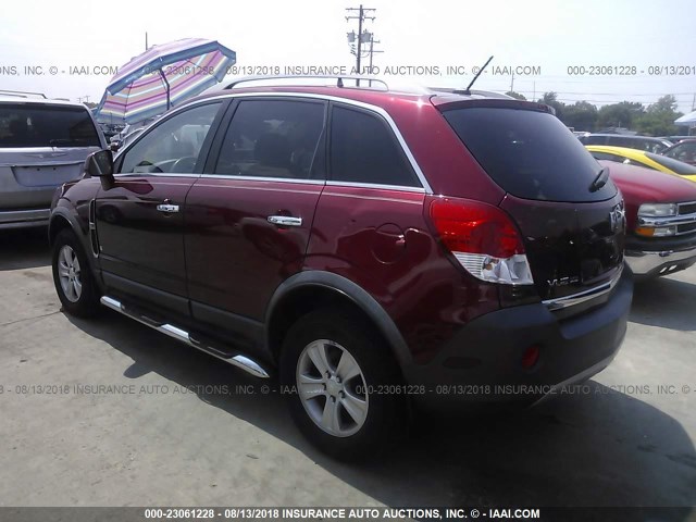 3GSCL33P68S685886 - 2008 SATURN VUE XE RED photo 3