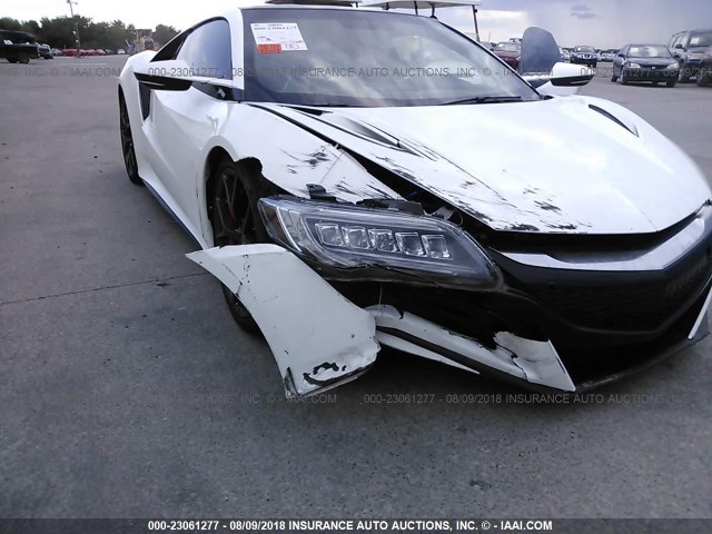 19UNC1B06HY000129 - 2017 ACURA NSX WHITE photo 6