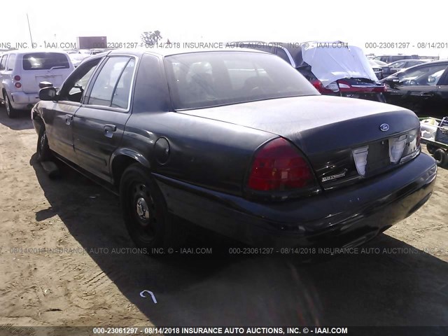 2FAFP71W57X115423 - 2007 FORD CROWN VICTORIA POLICE INTERCEPTOR BLACK photo 3