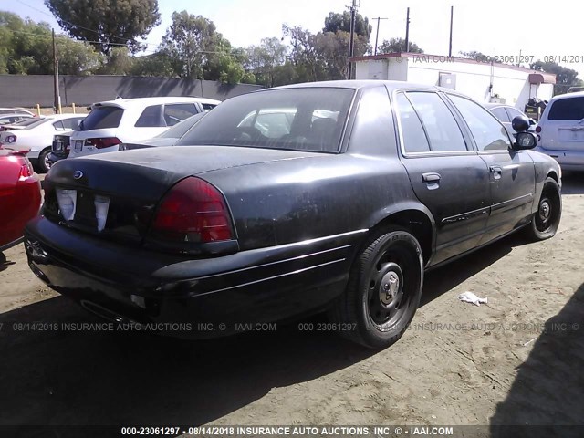 2FAFP71W57X115423 - 2007 FORD CROWN VICTORIA POLICE INTERCEPTOR BLACK photo 4