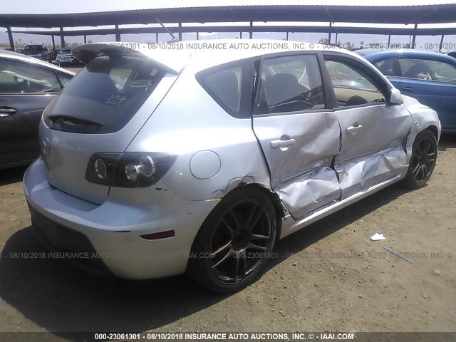 JM1BK34L471629144 - 2007 MAZDA SPEED 3 SILVER photo 4