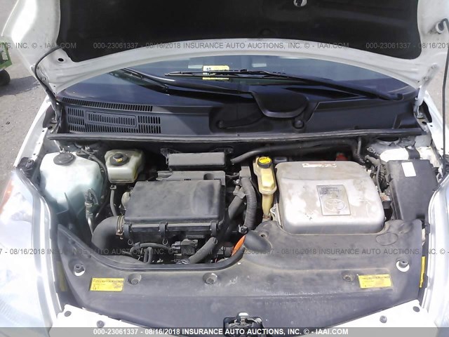 JTDKB20U483433347 - 2008 TOYOTA PRIUS 白色 照片 10