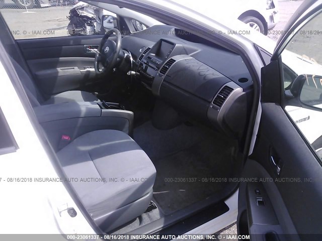 JTDKB20U483433347 - 2008 TOYOTA PRIUS 白色 照片 5