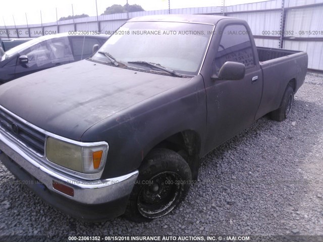 JT4VD10A7P0014190 - 1993 TOYOTA T100 BLACK photo 2