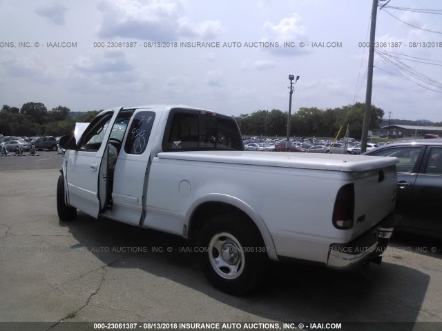1FTRX17W2YNA49525 - 2000 FORD F150 Blanc photo 3