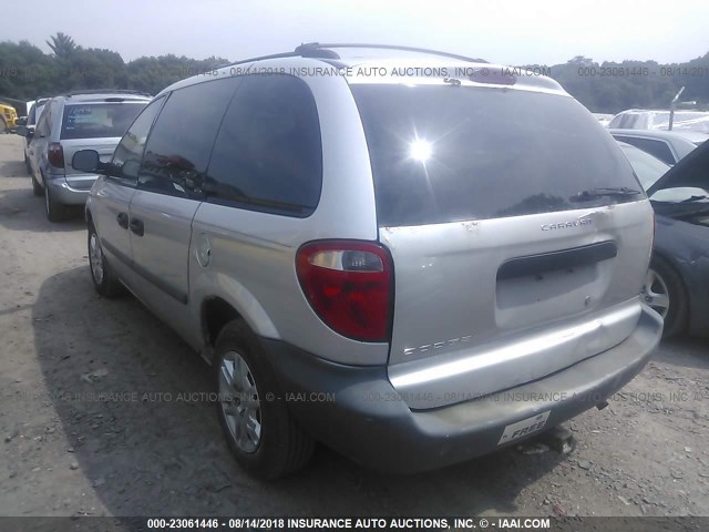 1D4GP25R56B728751 - 2006 DODGE CARAVAN SE SILVER photo 3