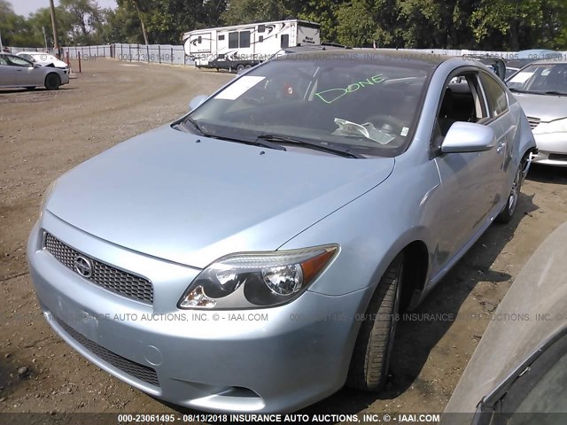 JTKDE177570204338 - 2007 TOYOTA SCION TC 浅蓝色 照片 2
