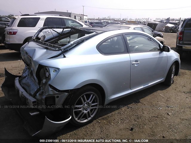 JTKDE177570204338 - 2007 TOYOTA SCION TC 浅蓝色 照片 4