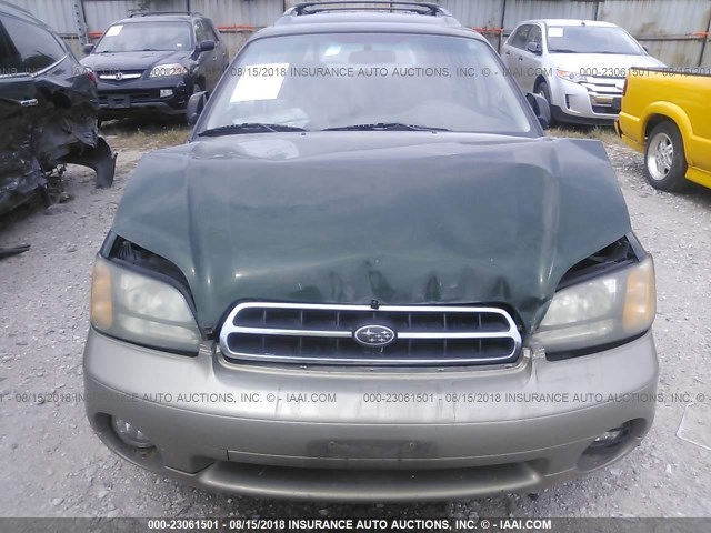 4S3BH675127624681 - 2002 SUBARU LEGACY OUTBACK AWP 绿色 照片 6