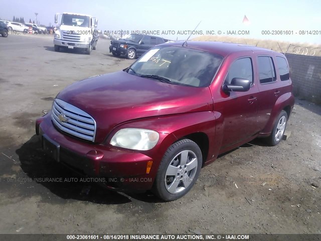 3GNDA13D48S590444 - 2008 CHEVROLET HHR LS ბურგუნდია ფოტო 2
