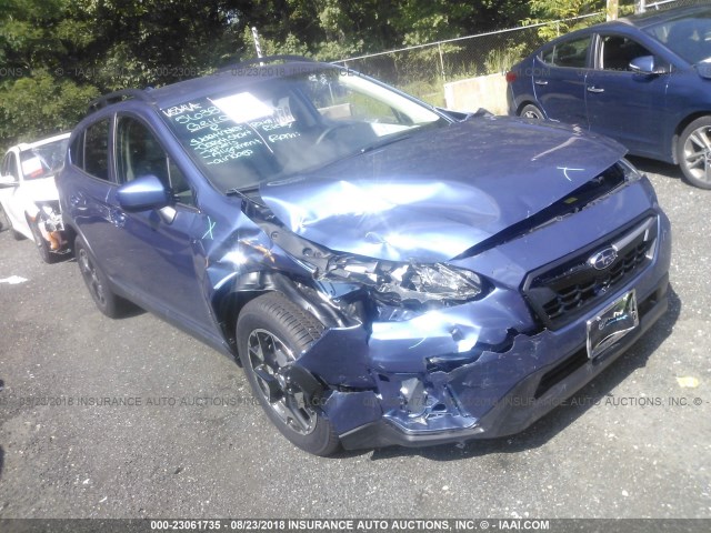 JF2GTABC1JH310911 - 2018 SUBARU CROSSTREK PREMIUM Көк фото 1