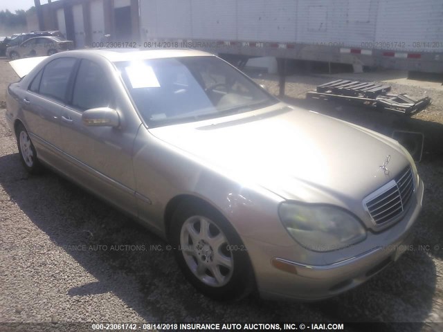 WDBNG75J61A157490 - 2001 MERCEDES-BENZ S 500 Champagne photo 1