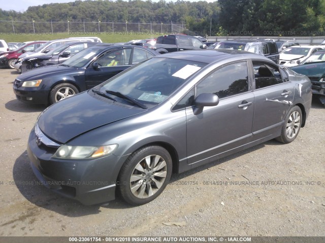 19XFA1F98AE030309 - 2010 HONDA CIVIC EXL 灰色 照片 2