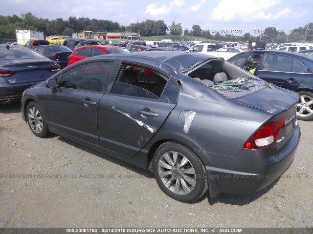 19XFA1F98AE030309 - 2010 HONDA CIVIC EXL 灰色 照片 3