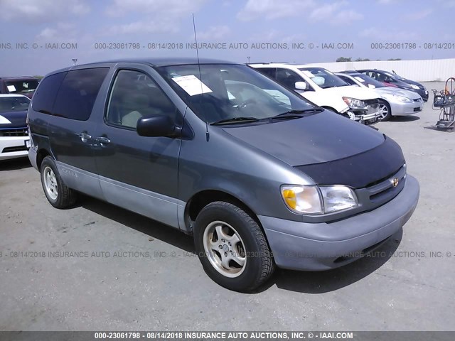 4T3ZF13C7WU035687 - 1998 TOYOTA SIENNA LE/XLE GRAY photo 1