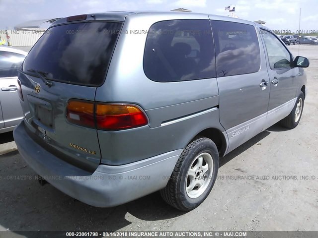 4T3ZF13C7WU035687 - 1998 TOYOTA SIENNA LE/XLE GRAY photo 4