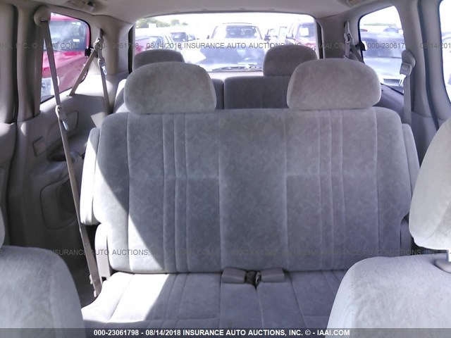 4T3ZF13C7WU035687 - 1998 TOYOTA SIENNA LE/XLE GRAY photo 8