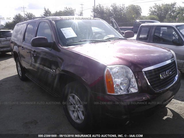 1GKFK16338R150191 - 2008 GMC YUKON XL K1500 BURGUNDY photo 1