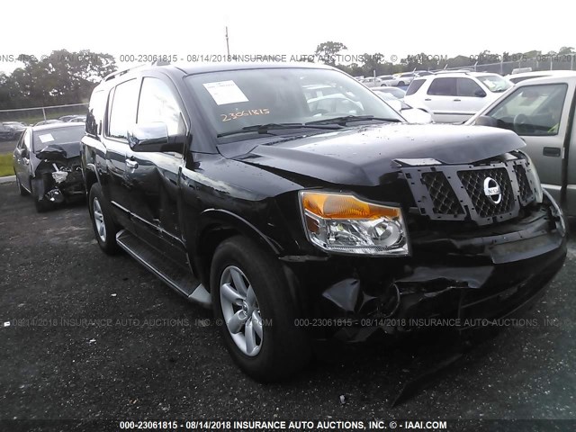 5N1BA0ND1CN608338 - 2012 NISSAN ARMADA SV/SL/PLATINUM BLACK photo 1