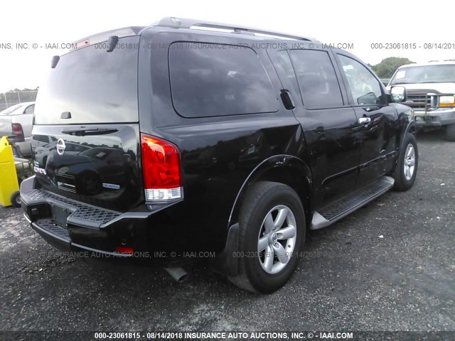 5N1BA0ND1CN608338 - 2012 NISSAN ARMADA SV/SL/PLATINUM BLACK photo 4