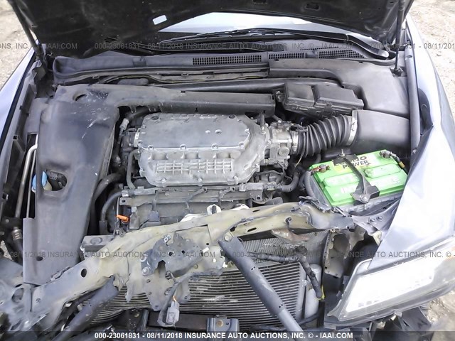 19UUA66277A029267 - 2007 ACURA TL GRAY photo 10