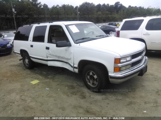 3GNEC16R1TG159500 - 1996 CHEVROLET SUBURBAN C1500 WHITE photo 1