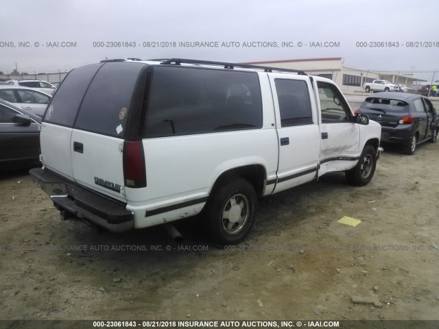 3GNEC16R1TG159500 - 1996 CHEVROLET SUBURBAN C1500 WHITE photo 4