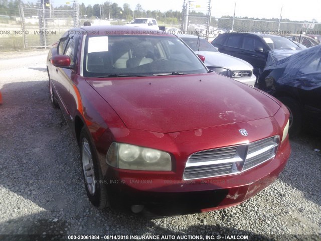 2B3KA53H06H354000 - 2006 DODGE CHARGER R/T RED photo 6