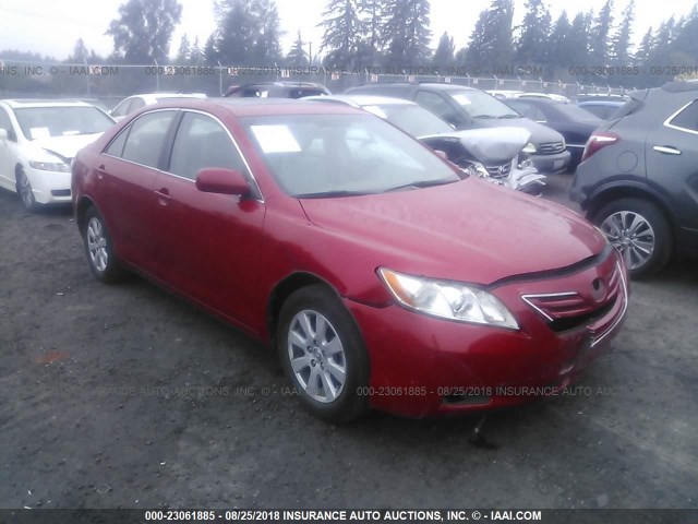 4T1BE46K87U146834 - 2007 TOYOTA CAMRY NEW GENERATION CE/LE/XLE/SE RED photo 1