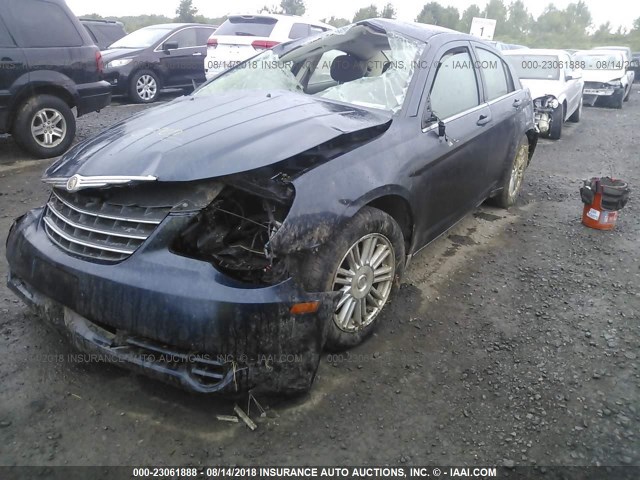 1C3LC56R87N654849 - 2007 CHRYSLER SEBRING TOURING BLUE photo 2