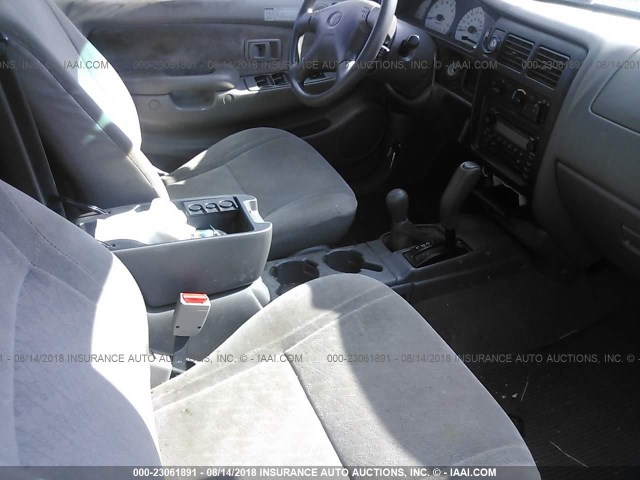 5TEHN72N22Z097050 - 2002 TOYOTA TACOMA DOUBLE CAB ვერცხლისფერი ფოტო 5